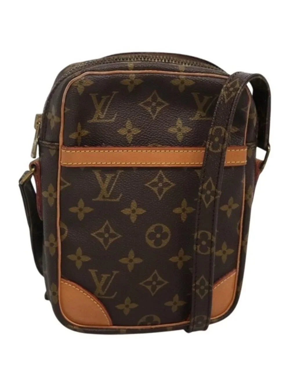 Authentic LOUIS VUITTON Monogram Danube Shoulder Bag M45266 LV